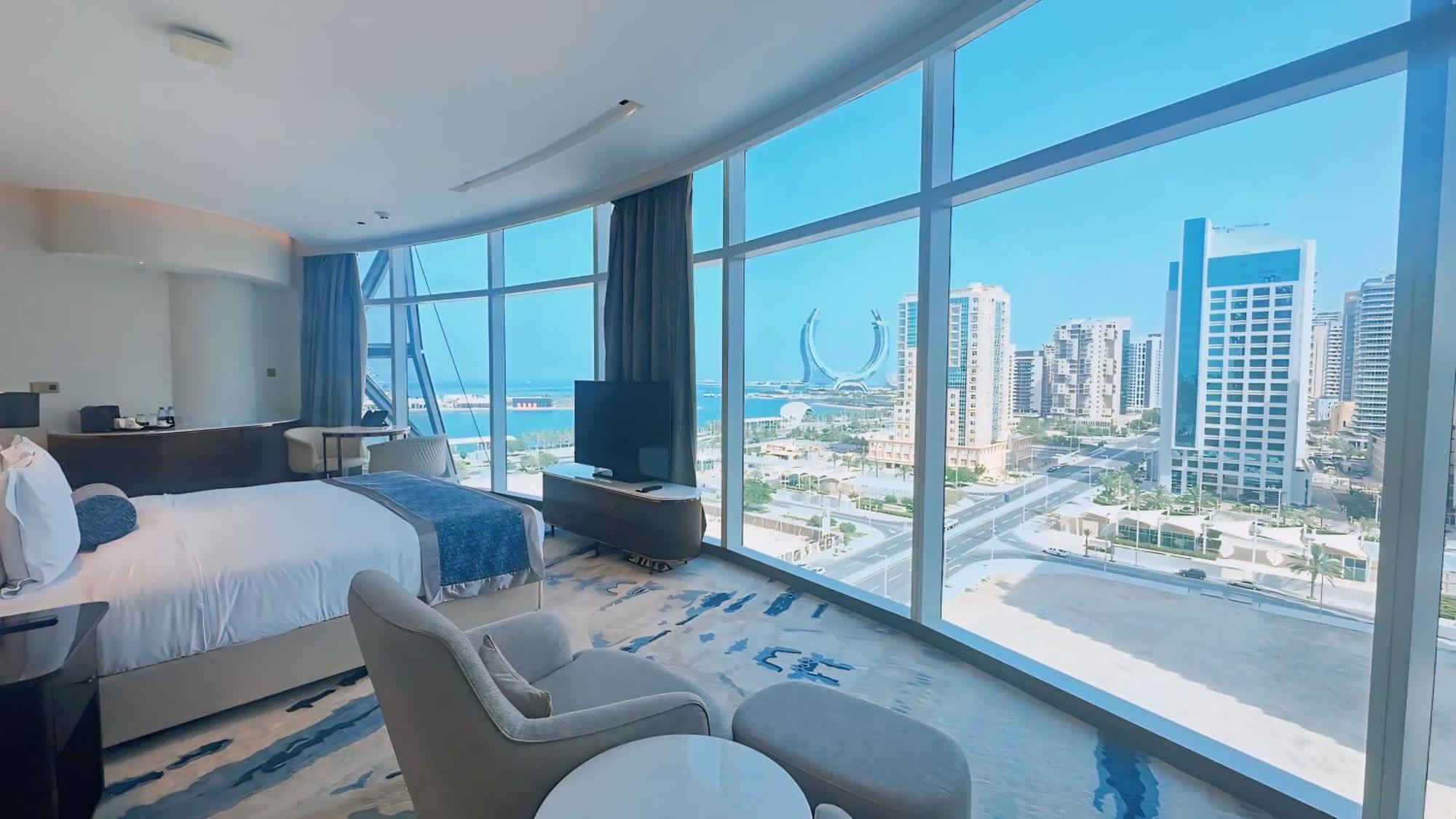 Century Marina Hotel - Lusail Exterior foto A room at the hotel